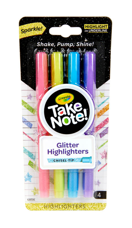 CRA Take Note! Glitter Highlighters