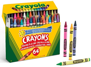 CRA Crayons de Cire Crayola assortiss 64 pièces