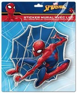 EL Lampe sticker Spiderman