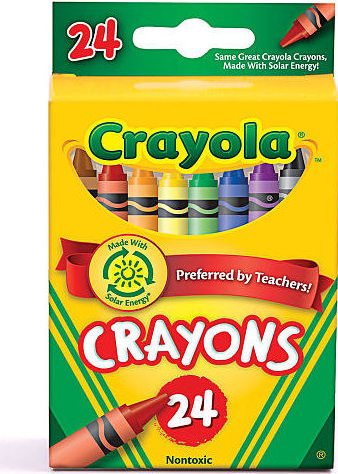 [0240] CRA Crayons de Cire Crayola assortiss 24 pièces - 0024